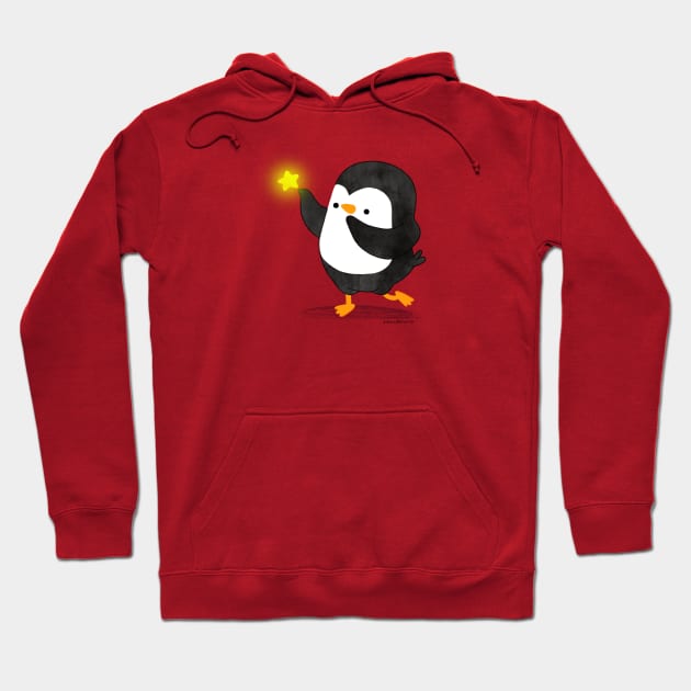 Hopeful Penguin Hoodie by thepenguinsfamily